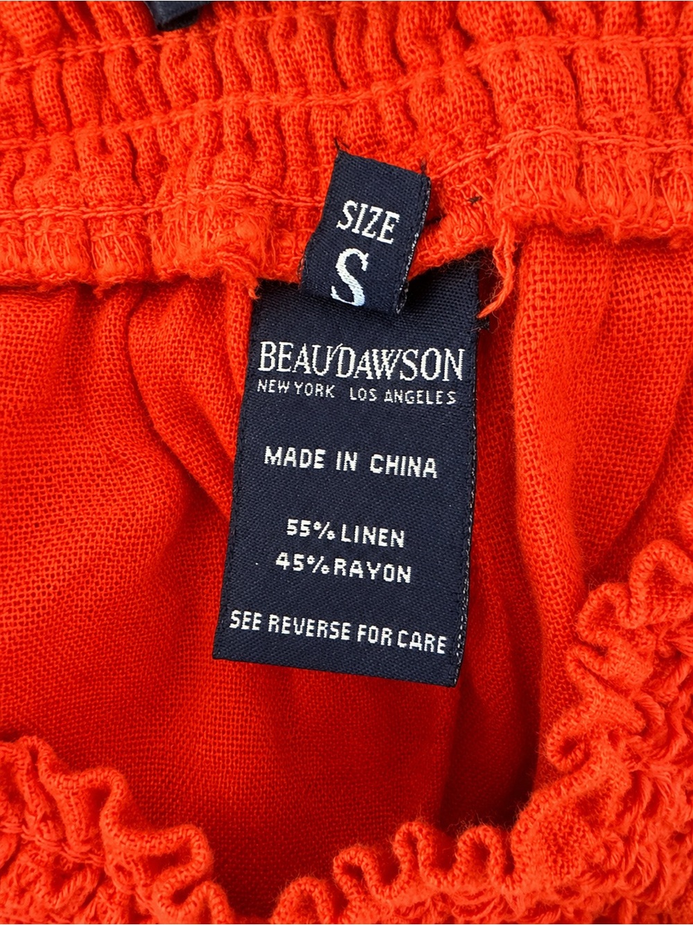 Beau Dawson Linen Blend Wide Leg Pants – Women’s Small - Picture 6 of 7